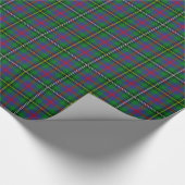 Clan Wood Tartan Geschenkpapier (Ecke)