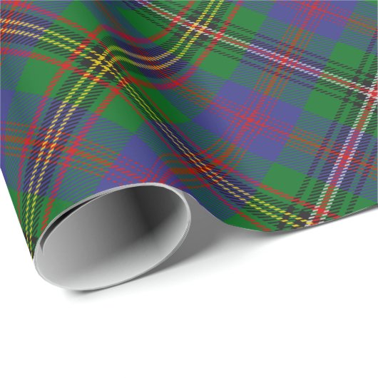 Clan Wood Tartan Geschenkpapier (Rolleneckpunkt)
