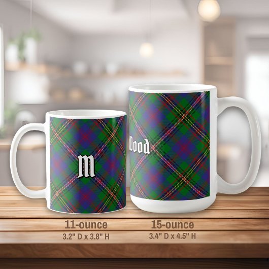 Clan Wood Tartan Kaffeetasse