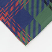 Clan Wood Tartan Kariert Fleecedecke (Ecke)