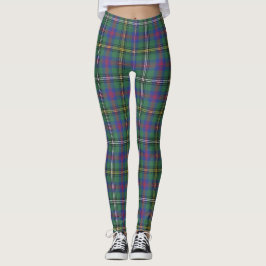 Clan Wood Tartan Kariert schottisches Kilt-Muster Leggings