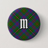 Clan Wood Tartan Knopf Button (Vorderseite)