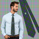 Clan Wood Tartan Krawatte<br><div class="desc">Clan Wood traditioneller Tartan mit modernen Farben. Nahtloses Muster. Benutzerdefiniertes Monogramm.</div>