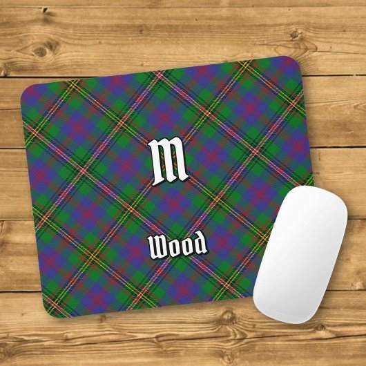 Clan Wood Tartan Mousepad