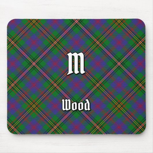 Clan Wood Tartan Mousepad (Vorne)