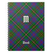 Clan Wood Tartan Notizblock (Vorderseite)