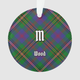 Clan Wood Tartan Ornament