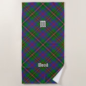 Clan Wood Tartan Strandtuch (Vorderseite)