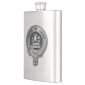 Clan Wood Wappen & Tartan Flachmann (Links)