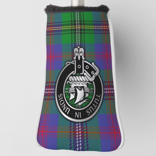 Clan Wood Wappen & Tartan Golf Head Cover Golf Headcover (Rotieren 90)