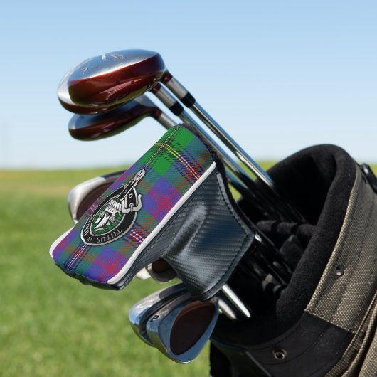 Clan Wood Wappen & Tartan Golf Head Cover Golf Headcover (In Situ)