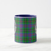 Clan Wood Wappen & Tartan Tasse (Zentrum)