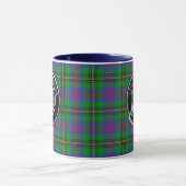 Clan Wood Wappen & Tartan Tasse (Zentrum)