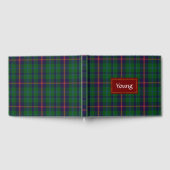 Clan Young Kariert Guest Book Gästebuch (Voll)