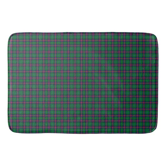 Clan Young Tartan Kariert Badematte (Vorderseite)