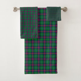 Clan Young Tartan Kariert Badhandtuch Set