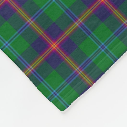Clan Young Tartan Kariert Fleecedecke (Ecke)