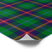 Clan Young Tartan Poster (Ecke)