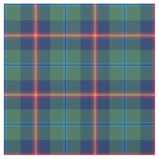 Clan Young Tartan Stoff (Nahaufnahme)