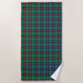 Clan Young Tartan Strandtuch (Vorderseite)