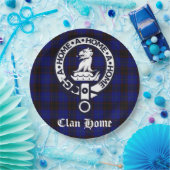 Clan Zuhause Wappen Abzeichen und Tartan Pappteller (Party)