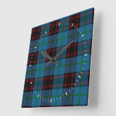 Clan-ZuhauseTartan Quadratische Wanduhr (Winkel)