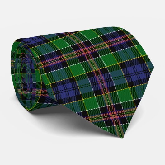 ClanAllisonTartan Krawatte (Gerollt)