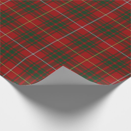 ClanBruceScottishTartan Geschenkpapier (Ecke)