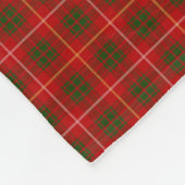 ClanBruceTartan Fleecedecke (Ecke)