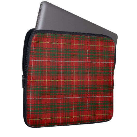 ClanBrucetartan-karierte Laptop-Abdeckung Laptopschutzhülle (Vorne Rechts)