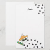 Clancey reist briefpapier (Vorne/Hinten)
