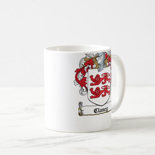 Clancy Familienwappen Kaffeetasse (VorderseiteRechts)