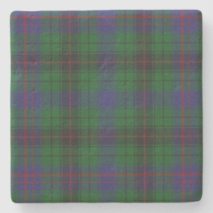 ClanDavidsontartan-karierter SteinUntersetzer
