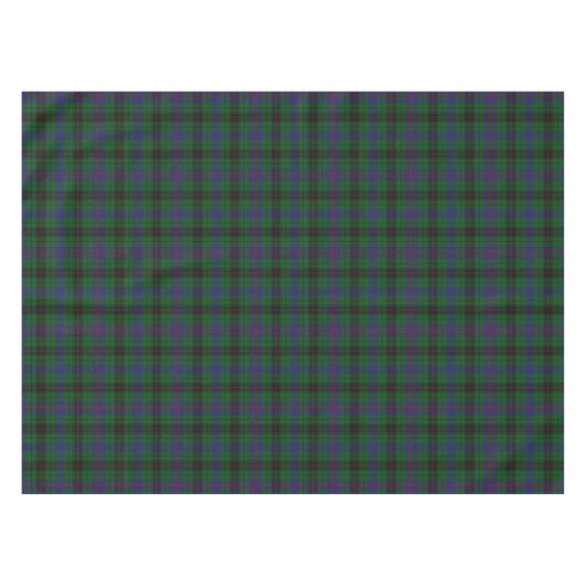 ClanDavidsontartan-karierter Tabellen-Stoff Tischdecke (Vorderseite (Horizontal))