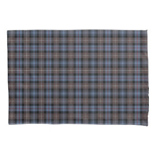 Clander mackenzie verwittertes Tartan-Blau und Kissenbezug