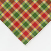 ClanGibsonTartan Fleecedecke (Ecke)