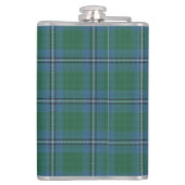 ClanIrvine Irwin Tartan-alte Schottland-Flasche Flachmann (Rückseite)