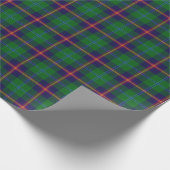 Clanjunger schottischer Tartan Geschenkpapier (Ecke)