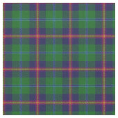 Clanjunger schottischer Tartan-kariertes Gewebe Stoff (Nahaufnahme)