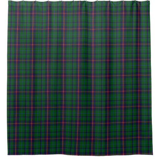 Clanjunger Tartan-Duschvorhang Duschvorhang (Vorderseite)