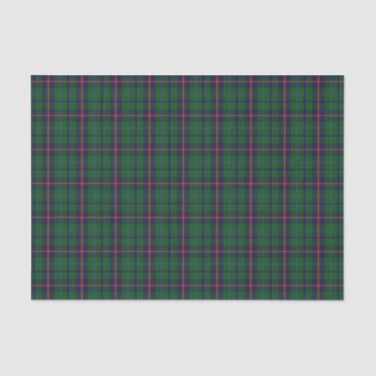 Clanjunger Tartan-kariertes Seidenpapier (Vorderseite)