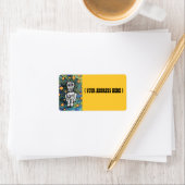 Clanky the Robot Address Labels Adressaufkleber (Insitu)