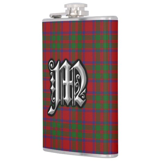 ClanMacKintosh McIntosh Tartan-alte Flachmann (Links)