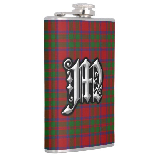 ClanMacKintosh McIntosh Tartan-alte Flachmann (Rechts)