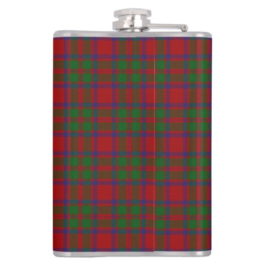 ClanMacKintosh McIntosh Tartan-alte Flachmann (Rückseite)