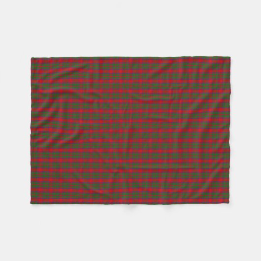 ClanMacKintoshTartan Fleecedecke (Vorderseite (Horizontal))