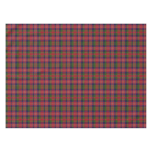 ClanMacPhersontartan-karierter Tabellen-Stoff Tischdecke (Vorderseite (Horizontal))