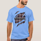 ClanMcPherson MacPherson Tartan-Geist T-Shirt (Vorderseite)