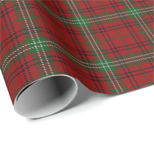 ClanMorrisonScottishTartan Geschenkpapier (Rolleneckpunkt)