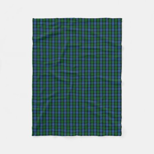 ClanMorrisonTartan Fleecedecke (Vorderseite)